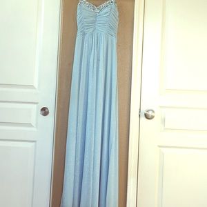 Strapless prom dress